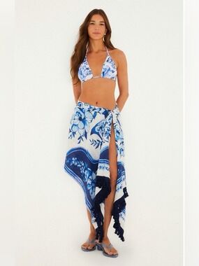 Farm Rio Porcelain Garden Sarong